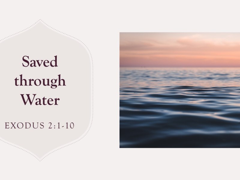 Saved Through Water (Exodus 2:1-20)